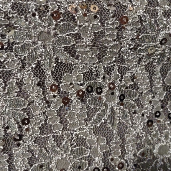 R&M Richards Lace Sequin Dress with Matching Boloro - Picture 3 of 15